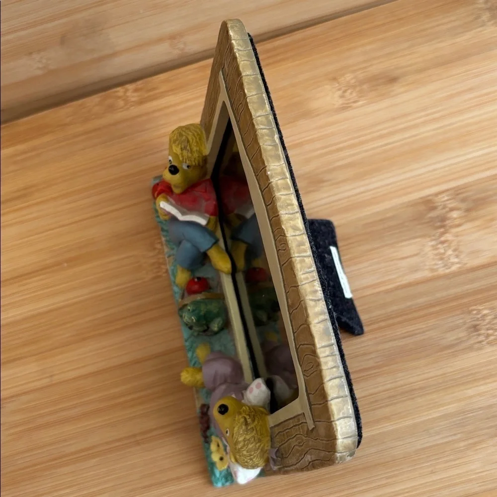 Vintage 1991 Princess House Berenstain Bears 3D Picture Frame 3.5” x 5” Photo